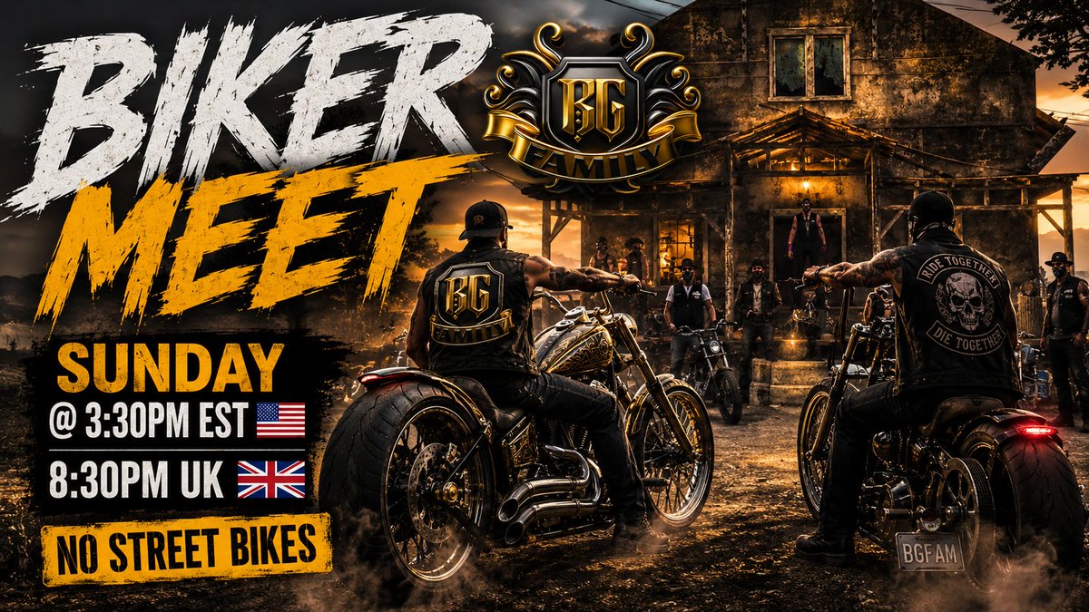 BossGangFamily1's tweet photo. Come kick it this Sunday for our BIKER MEET!

Pull up and show out! https://t.co/4Linrnv2XK