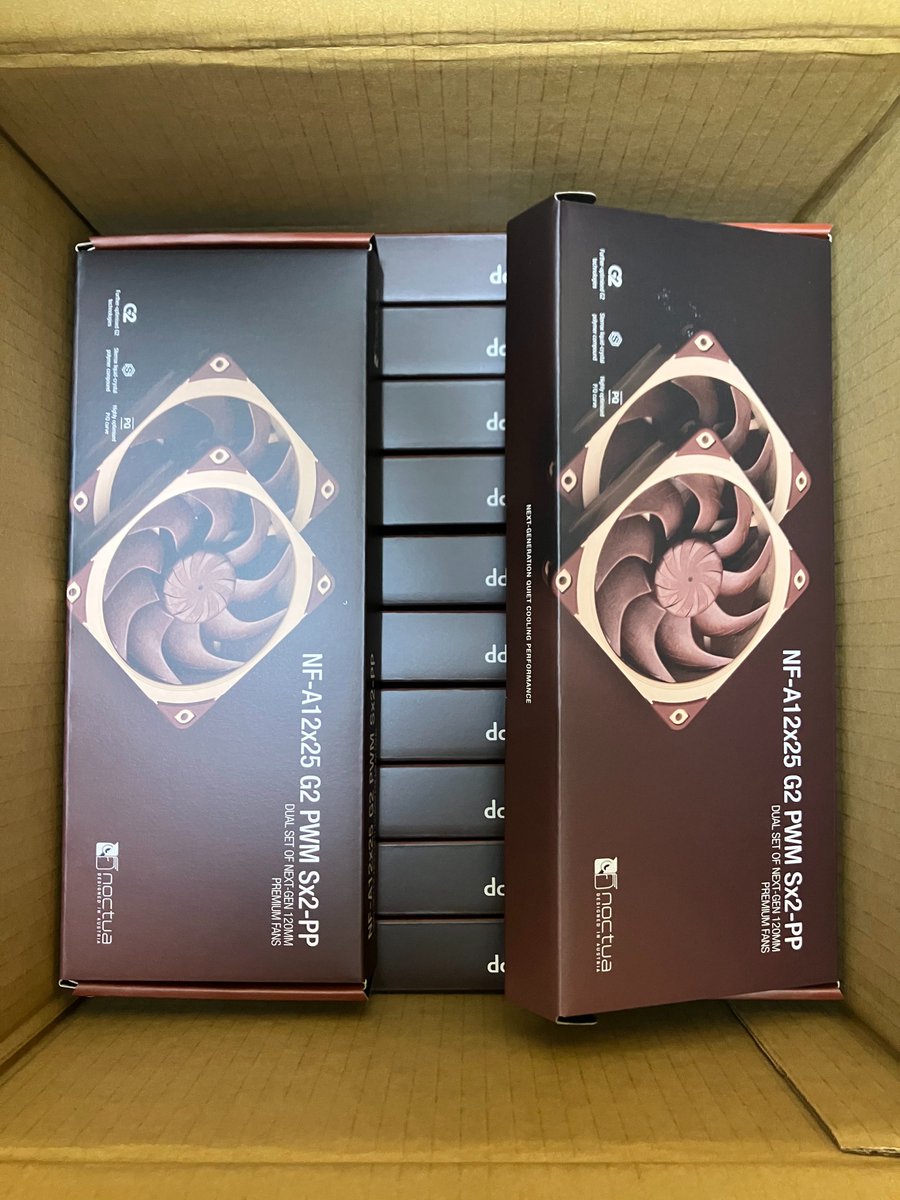 SAURON_Warframe's tweet photo. 前にNoctuaのパーツをまとめ買いしたら
郵送で届いたダンボールの箱が
Noctua出荷時のダンボールだった
なんとなく記念で写真撮影してた時の
データ見つけたのでポスト
#Noctua https://t.co/r0Tv61iZFN