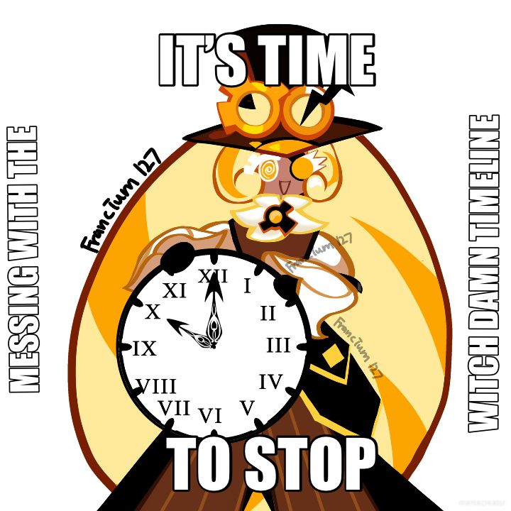 127_lovegalaxy's tweet photo. IT'S TIME TO STOP (reference on the next post)
#timekeepercookie #CRK #cookierunkingdom #meme #crk #itstimetostop #crkfanart https://t.co/DOJIaCokMB
