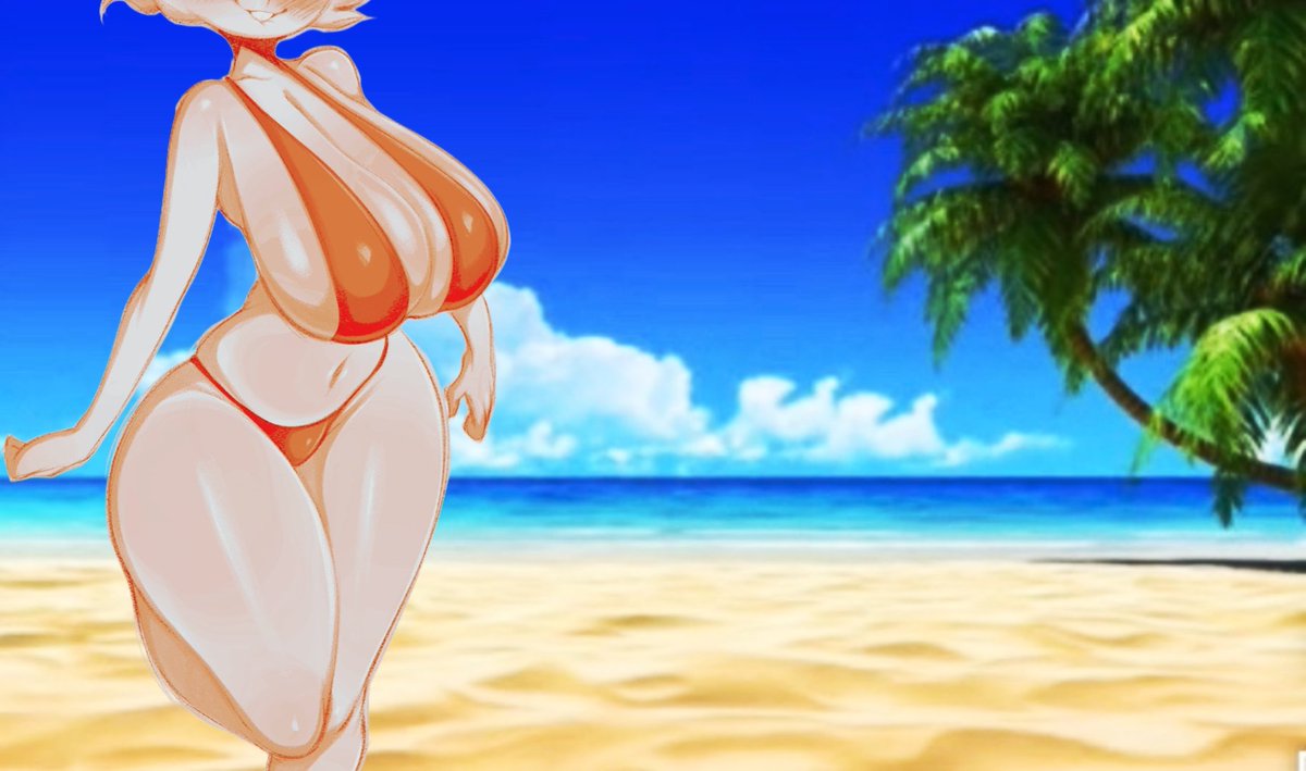 BURNINGWARHARE's tweet photo. ᅠ
ᅠ
ᅠ
ᅠtaking  something  of  a  break
    since  she  has  no  packages  to
    run  today .

    hoping  to  find  some  fun  &amp;
    good  drink  at  the  beach  bar .

⠀ᅠ https://t.co/Nm2sTkAsyB