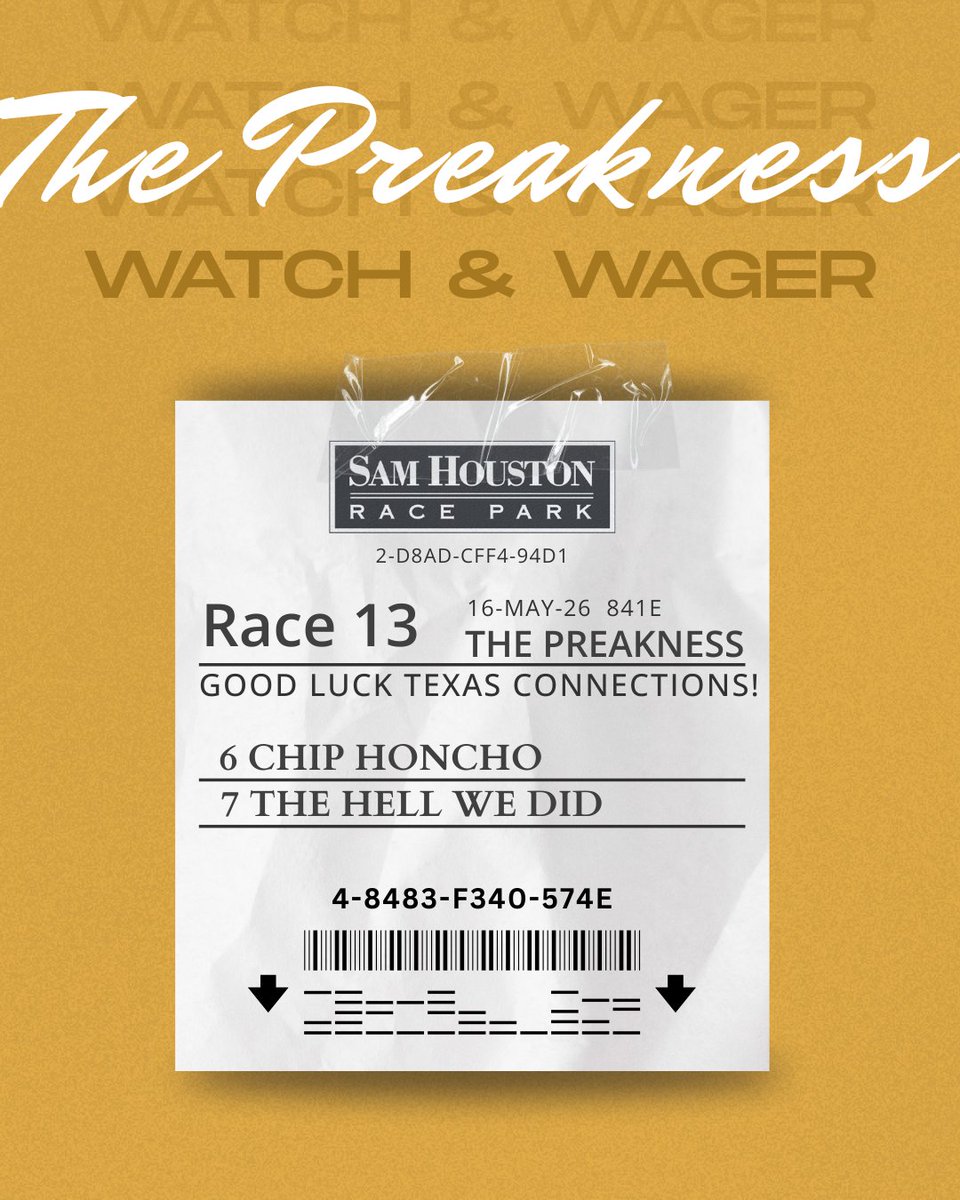 Sam Houston Race Park tweet media