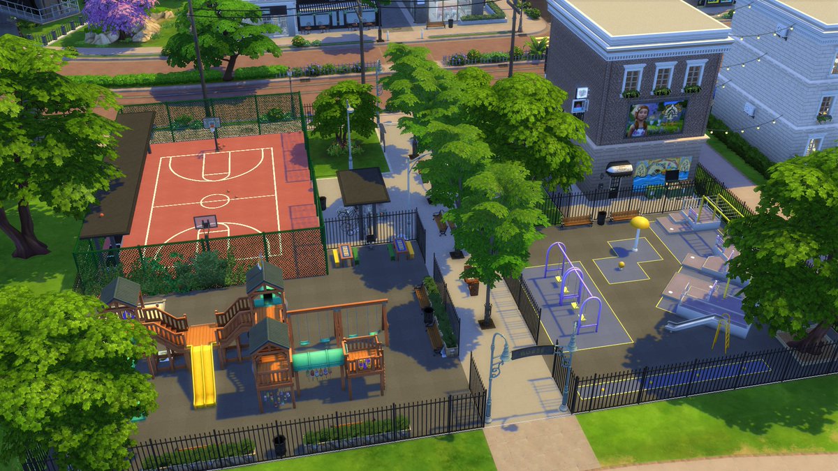 j_e_n_n_e_h's tweet photo. I just shared Twin Oracle Point Park on the #TheSims4 Gallery!  This is part of my Newcrest Rebuild Project, where I have redesigned the entire Newcrest world so the lots work together as a cohesive neighborhood. #SakuraLeon #ShowUsYourBuilds #Newcrest
https://t.co/qtPfQJulNk https://t.co/vYtrhhf7Us