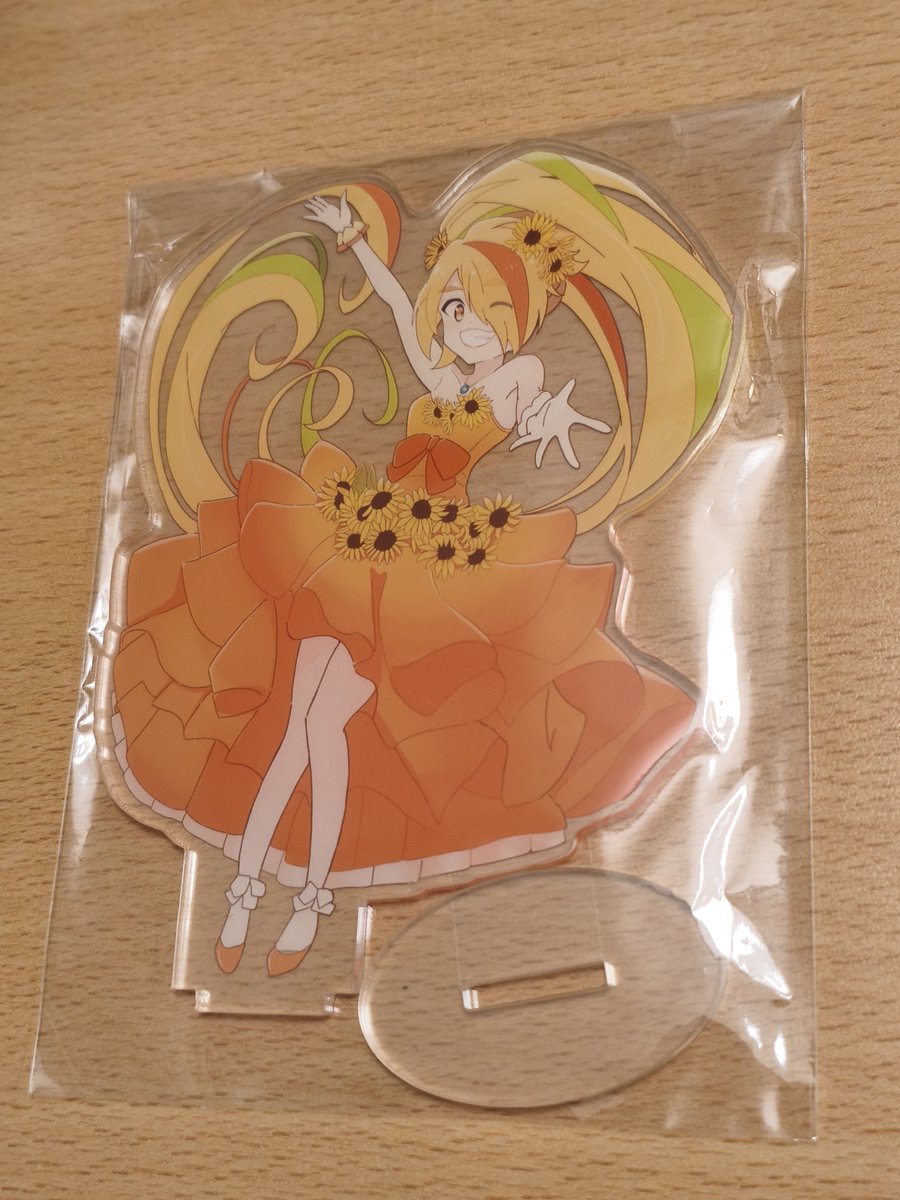 やきとり海賊さんで行われたサキちゃん生誕祭にて、描き下ろしアクスタ