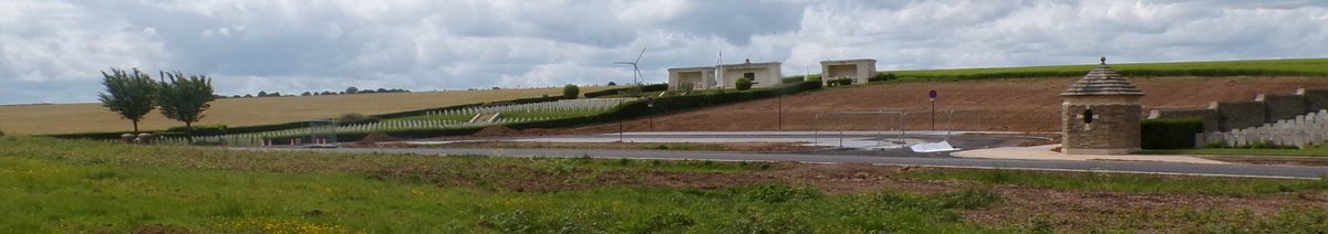 SommePhantom's tweet photo. Anybody know what's happening between Serre Rd Cem No1 &amp; the French National Cem ? There are temporary traffic lights &amp; the road Infront of the cemeteries has been re-laid. A large "lay-by" has been built on the cemeteries side of the road, &amp; the field between them cleared🤔 https://t.co/0lHWmAqHq2