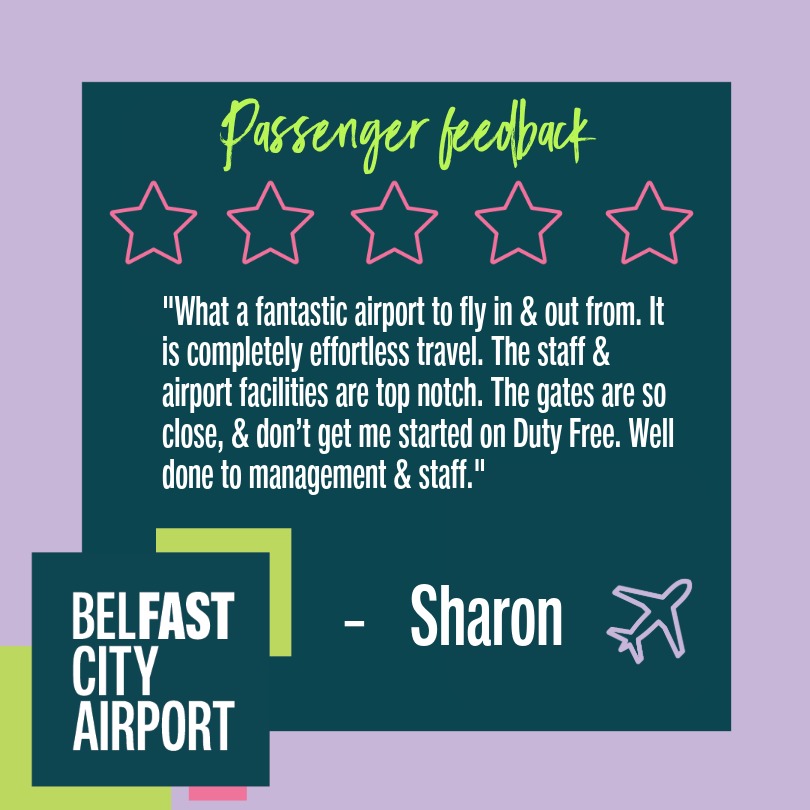 Belfast City Airport tweet media
