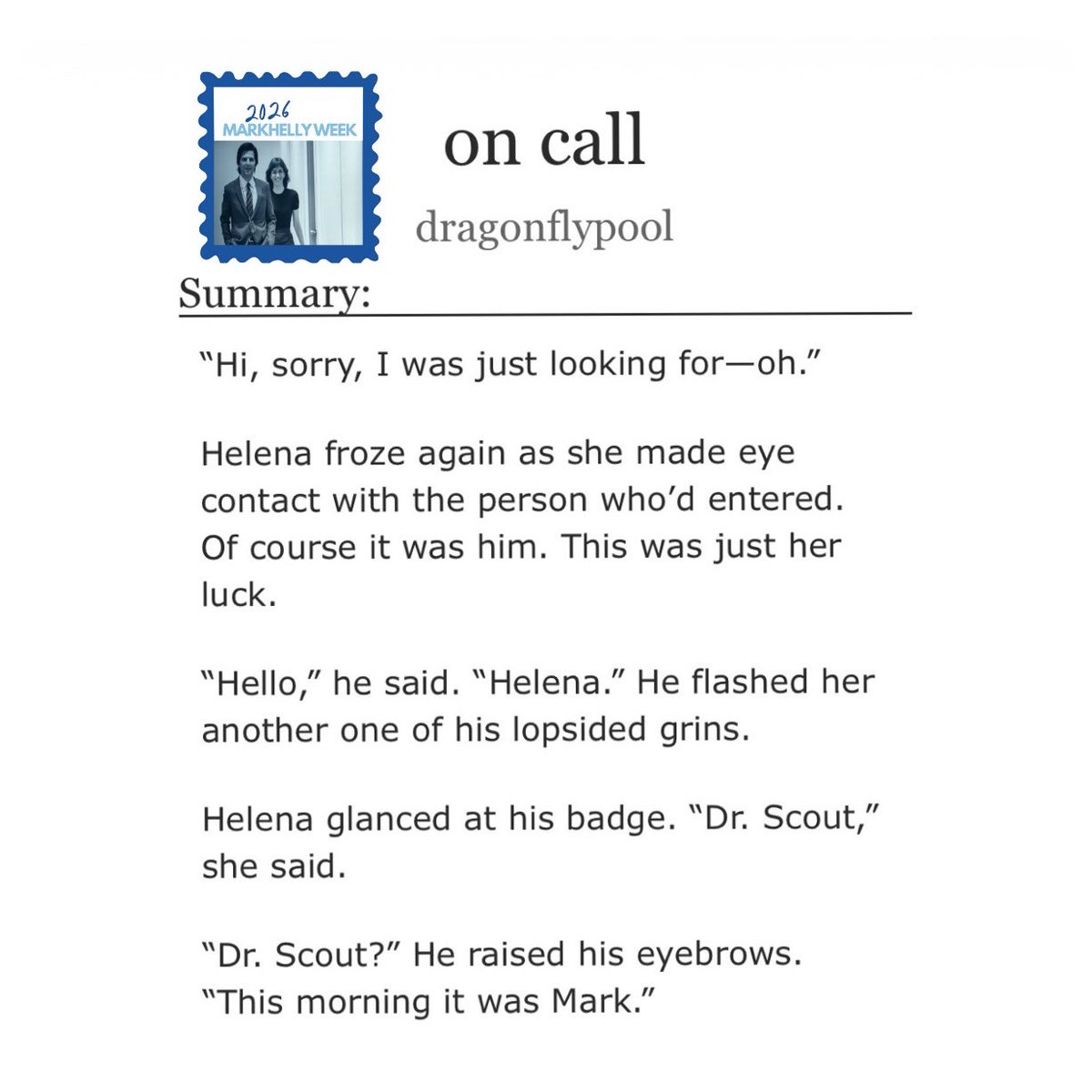 markhelly fics library tweet media