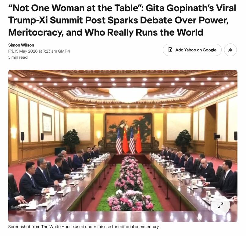 Gita Gopinath tweet media