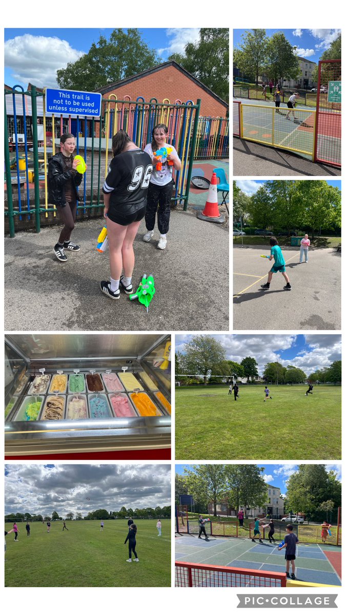 StEdwards_C4's tweet photo. Year 6’s big week has ended! What a last day - a visit to the park, some games, an ice cream, sports day practice and then a water fight. Enjoy your weekend Year 6! 🥳 https://t.co/zymw1ig5rJ