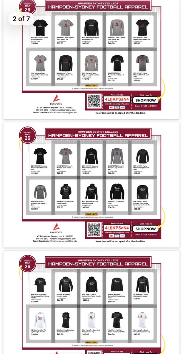 HSC__FOOTBALL's tweet photo. Team store is live. Closes May 26th.

https://t.co/AqedVf0shd https://t.co/RfRxWBMONy