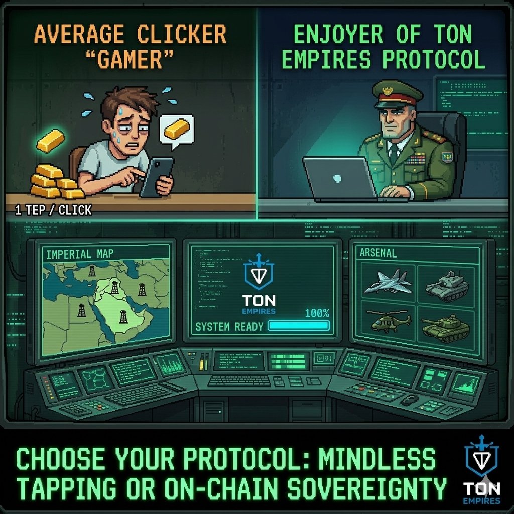 Ton_Empires's tweet photo. Stop clicking. Start ruling. 🌍

​The era of mindless tap-to-earn is over. Enter a circular economy where missions, private enterprises, and military might dictate the global registry.

​Join now : https://t.co/Gy2dcaNaWQ

​#TON #CryptoGaming #IranWar‌ #SocialPlus #gaming_news https://t.co/Yd4b9moOOb