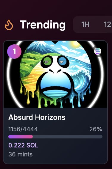 Absurd Apes (1%) tweet media