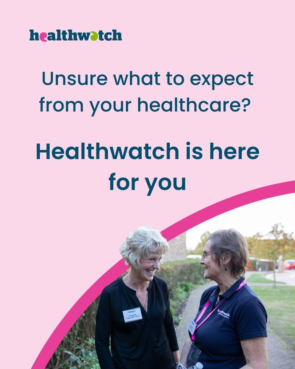 HealthwatchEnf's tweet photo. Healthwatch Enfield here for you. We can help you get the support you need, or give you straightforward advice and information. Chat to our friendly team today to see how we can help you. https://t.co/Xp6zUM6Tgc