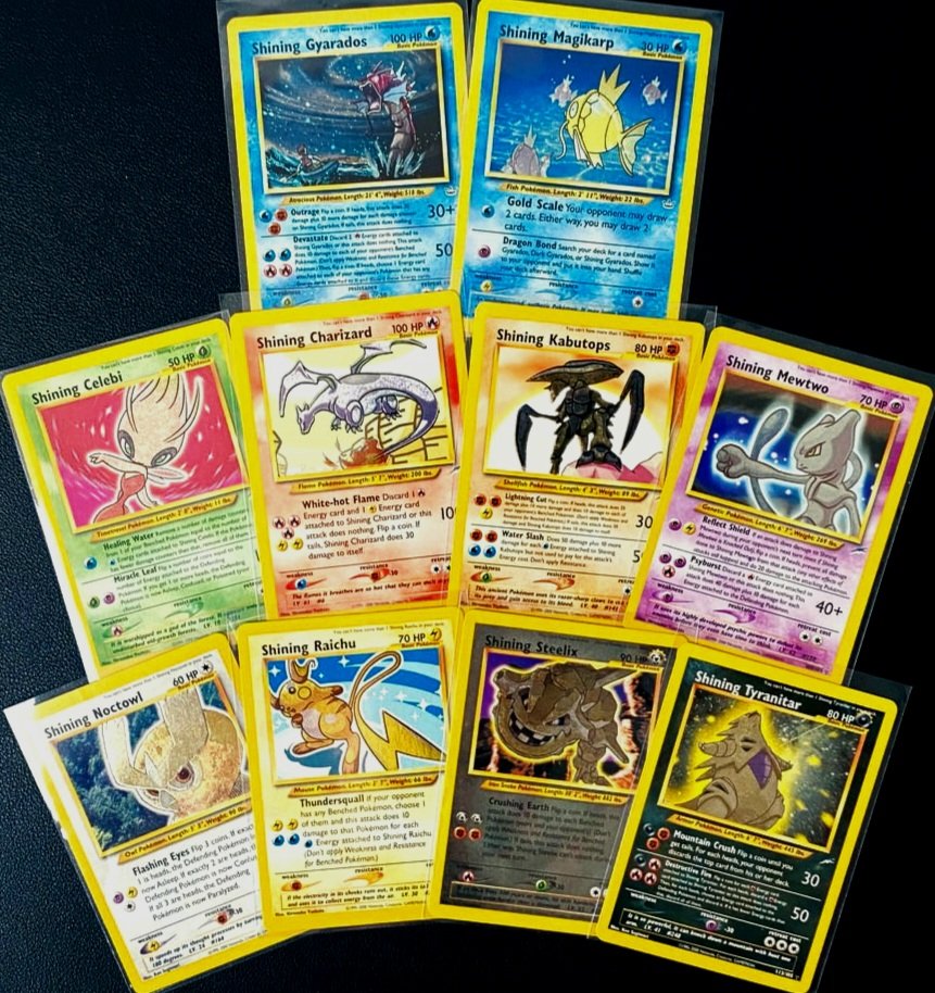 Mdomadeit01's tweet photo. These shining Pokémon cards have blown up https://t.co/ef518H7xNd