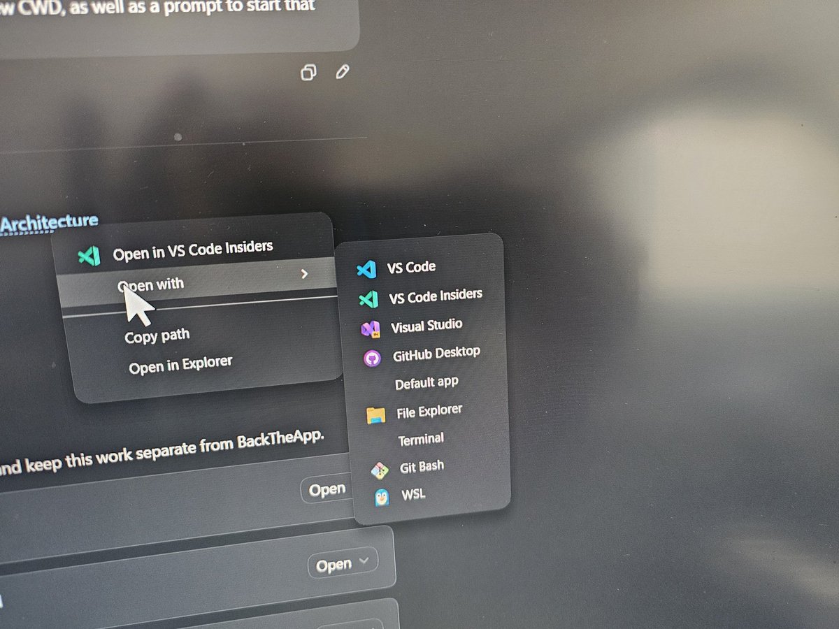 codeputer's tweet photo. Im in Codex and the folder i would like to use is in codex... but thats not an option! https://t.co/nev3zOLiiu
