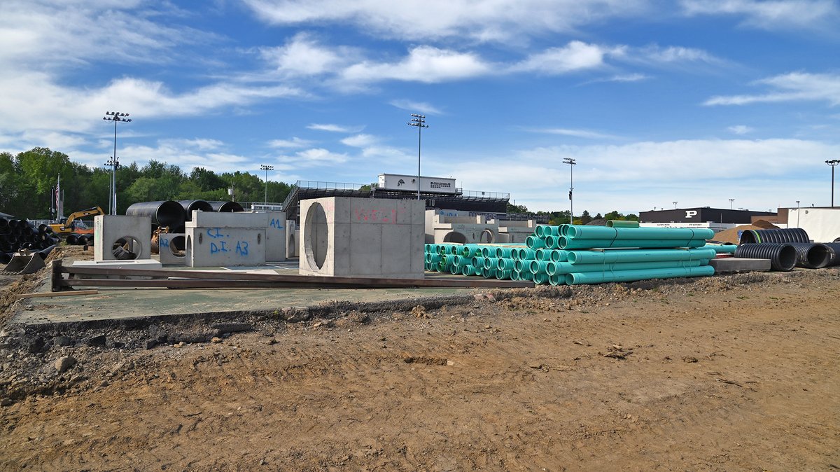 OHFacilities's tweet photo. The latest construction project for Perry Local Schools in Stark County kicked off Friday with the groundbreaking of its new middle school. The 156,358-square-foot facility that will accommodate students in grades 5-8. Opening for the 2028-29 school year. https://t.co/GUQa8NxJD0