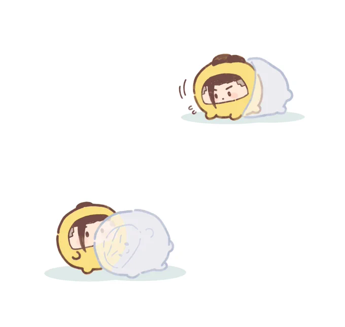 たぴちゃんは きせつのかわりめになると だっぴをします。