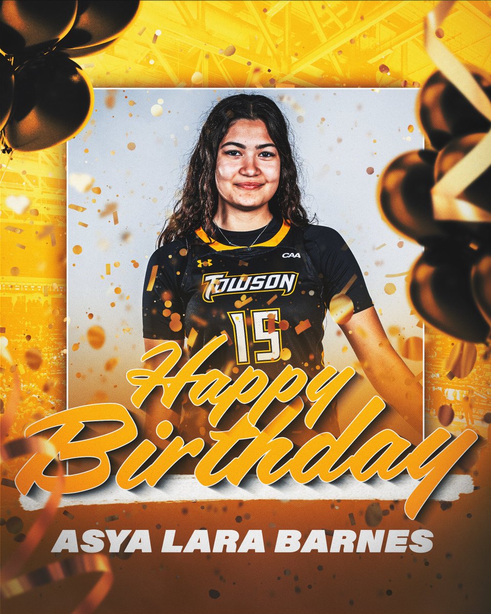 Towson_WBB's tweet photo. Happy birthday, Lara!! 🥳

#GohTigers https://t.co/MJy7SgF2ZL