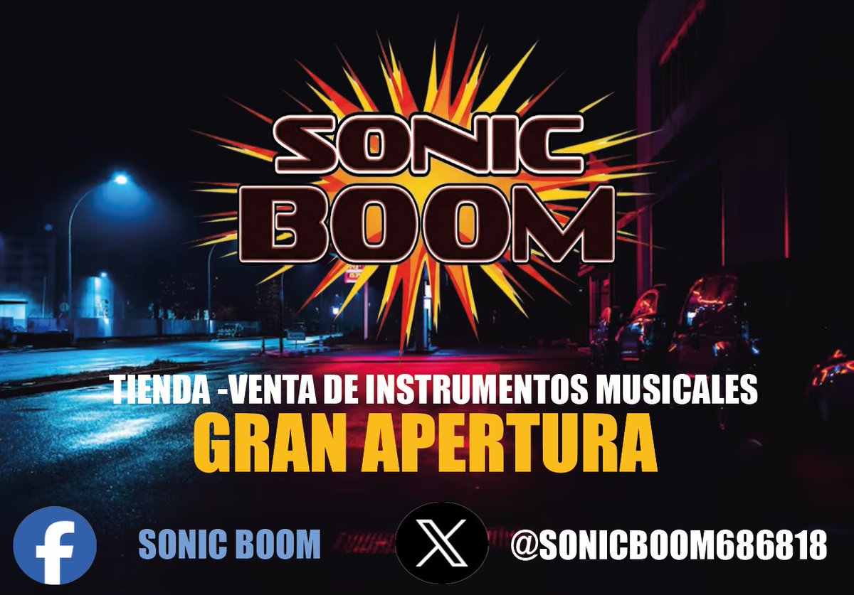 SONICBOOM686818's tweet photo. https://t.co/ypmnIttTJ2
#Música #InstrumentosMusicales #MusicStore #Guitarra #Piano #Batería #Bajo #Musician #MusicLovers #Bandas #EstudioMusical #ProducciónMusical #Rock #Pop #DJ #Audio #SonidoProfesional #MusicLife #SonicBoom #PerúMusic #MusicaEnVivo https://t.co/Kz1LngPoHd