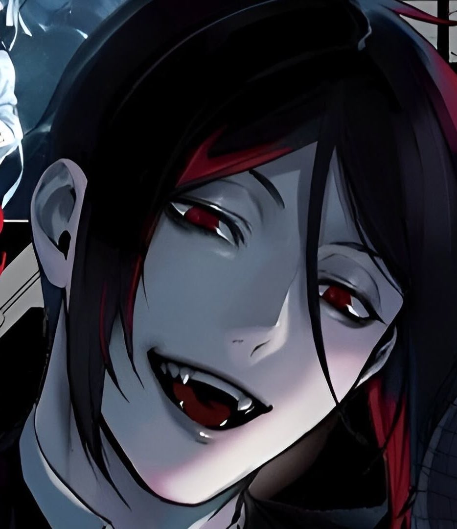 bittergore's tweet photo. been thinking about ciel kissing sebastian, smearing his lipstick all over and ruining them both with it, the stain of that black lipstick clinging to his own lips, a little trail of blood trickling down his chin after accidentally nicking his lip on the demon’s fangs, https://t.co/MqDSTy1biw
