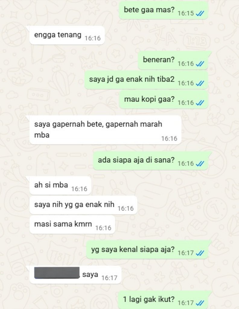 dibruut's tweet photo. "Saya nih yg ga enak" tapi dijawab jugaa wkwk https://t.co/3Mt1ZZsNPG
