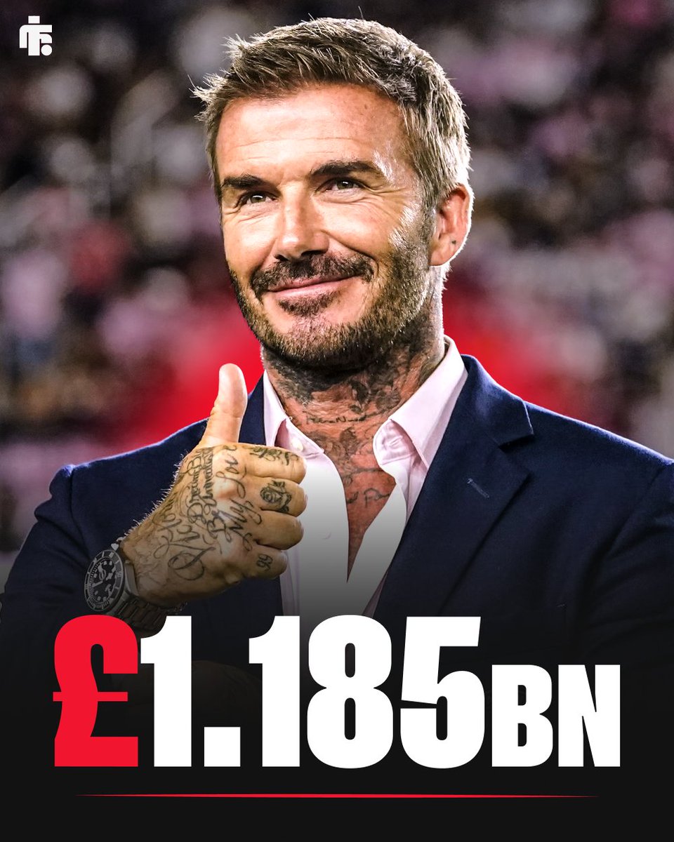 footyinsider247's tweet photo. Ex-🏴󠁧󠁢󠁥󠁮󠁧󠁿 captain David Beckham has become the first-ever British 𝙗𝙞𝙡𝙡𝙞𝙤𝙣𝙖𝙞𝙧𝙚 sportsman 💰

Is he the most successful footballer of all-time, on 𝙖𝙣𝙙 off the pitch? 🤑 https://t.co/KFs9nCVE3W