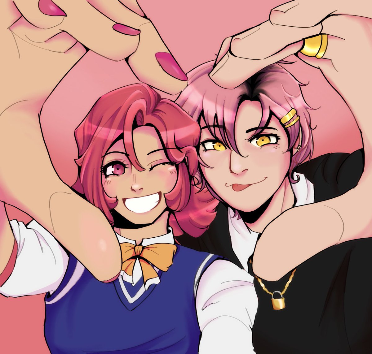 crowstr1ke's tweet photo. when yall both pink!!! #pjegtwt https://t.co/IIWKojaiCL