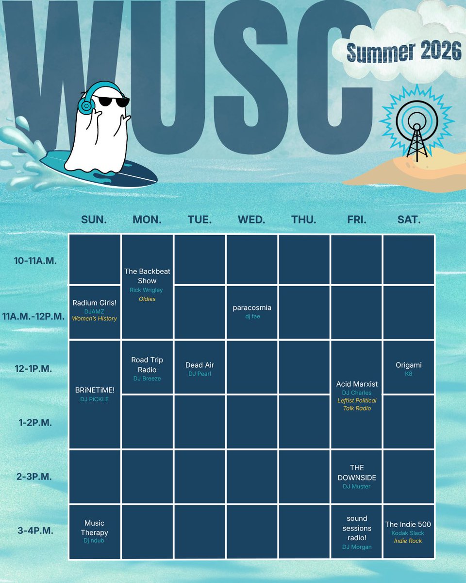 WUSC-FM Columbia tweet media