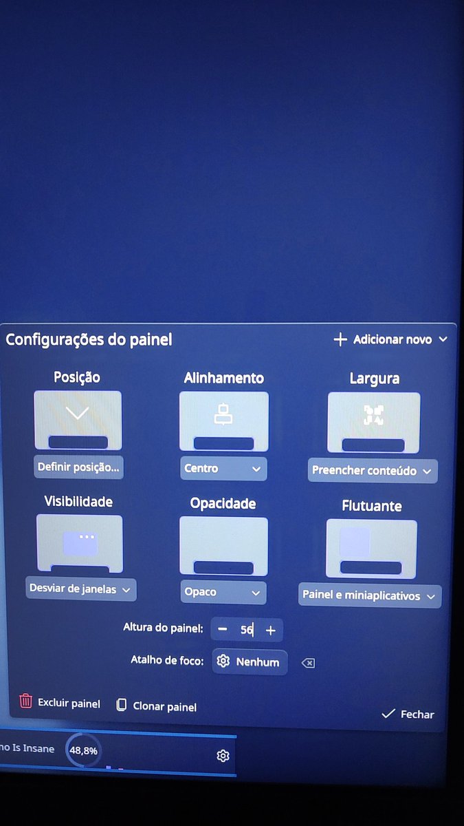 Chrysantemafc's tweet photo. @LudensLudonauta @LudensLudonauta vc vai criar um painel novo e por essas configs https://t.co/UGps1VIvsr