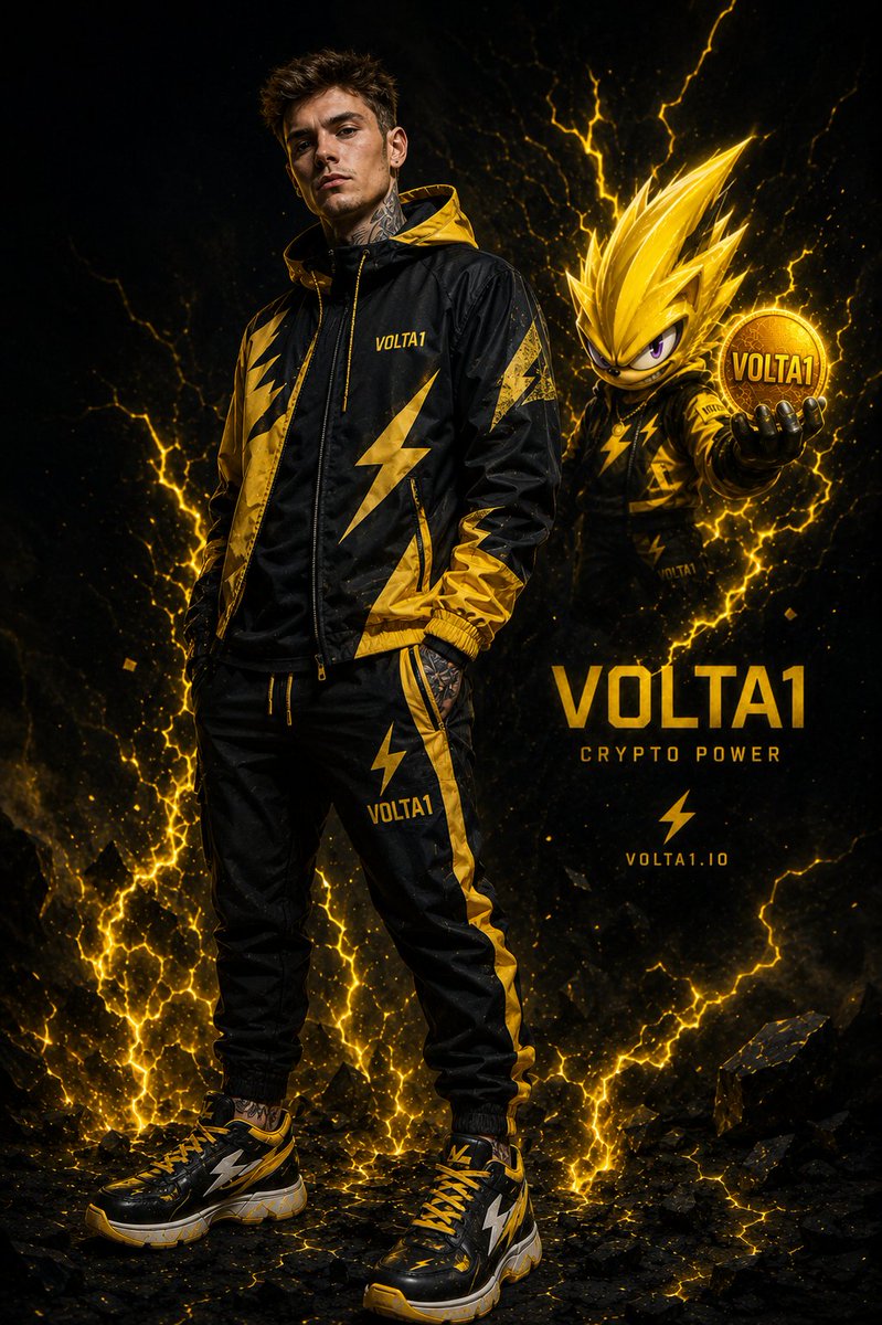VoltaCommunity's tweet photo. ⚡️ VOLTA COMMUNITY ⚡️
The first official VOLTA1 merch drop is here 🔥
Thanks to RADKOL for creating our designer collection 🖤⚡️
🎁 Merch giveaway coming soon
⚡️ New drops &amp; collabs ahead
VOLTA1 — more than a community ⚡️
#crypto #bybit #binance #drop #short #x #mask #trump https://t.co/56ZsfgSAIK