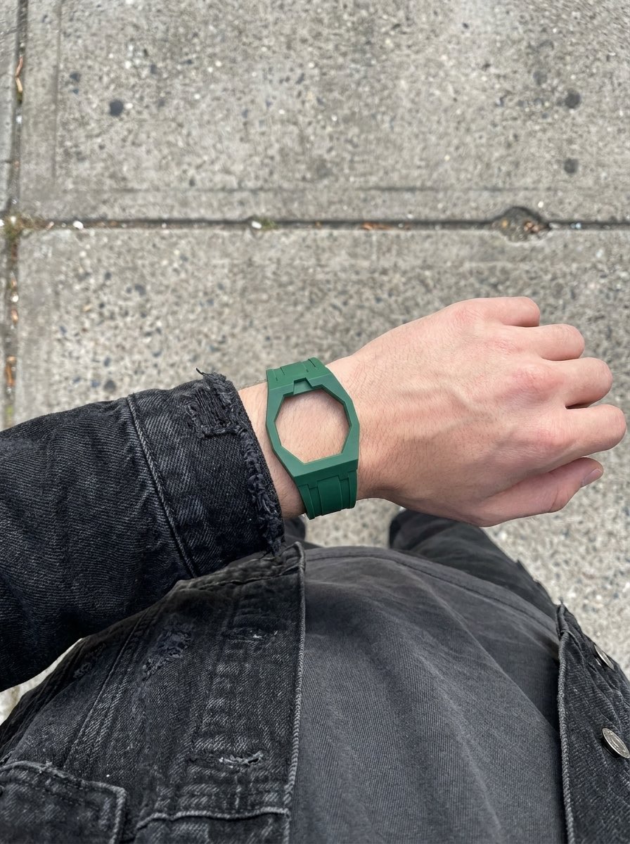 apswatchband's tweet photo. @Ckarku33 @askclaudio_com we have locally machined fully customizable bio ceramic cases + band for 69 dollars. https://t.co/XkLatEslwv