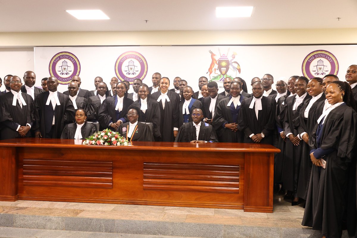 EddieNangulu's tweet photo. Comrades, today I represented President @IsaacSsemakadde at the enrollment of 112 Advocates at the @JudiciaryUG High Court, Kampala. So much was said about the injustices of the day and the critical mandate that comes with the Advocate's Gown at the Bar @ug_lawsociety. I left them with words of Mordecai from the book of Esther 4:14;    

"If you remain silent at this time, ... you and your father’s family will perish. And who knows but that you have come to your royal position for such a time as this"
#BangTheTable #BackOnTrack