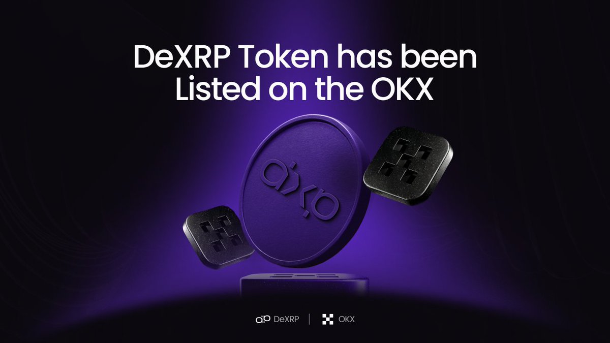 dexrp_io's tweet photo. 🔲 $DXP is NOW on OKX Exchange!

DeXRP has officially reached the next level – $DXP got to @okx DEX!

Millions of users can now access DeXRP directly through the OKX Web3 section.

Join the traders today 🧵 👇 https://t.co/mcBpm2J6rI