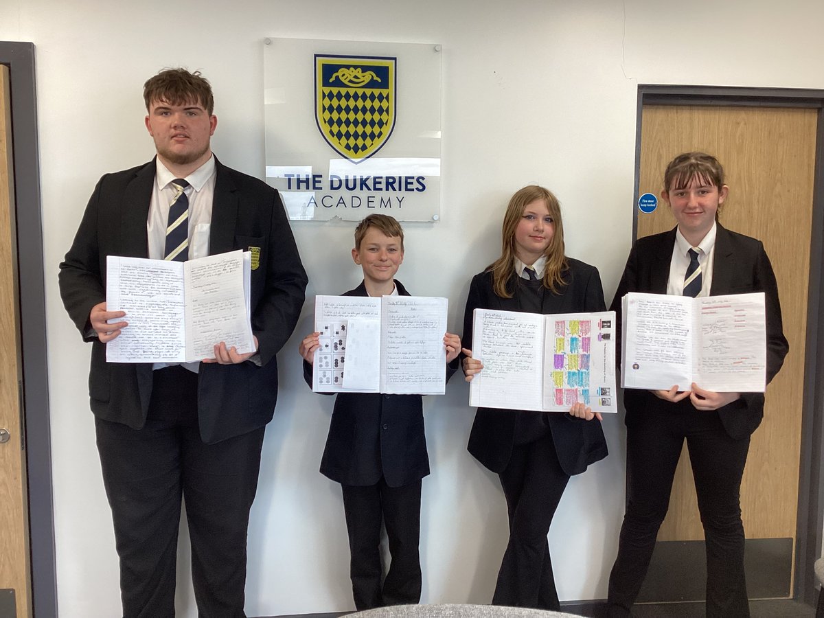DukeriesAcademy's tweet photo. We have had another week with strong numbers of Excellence in Written Work rewards in the academy! Congratulations to our five winners from across the school and well done to every student that has been celebrated for their written work this week - you should be very proud! 🌟 https://t.co/kHQvYfGccg