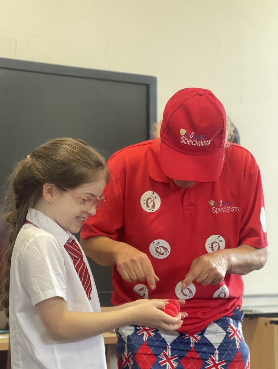 FinchingfieldSt's tweet photo. As part of Mental Health Awareness Week, we were delighted to welcome the Laughter Specialist into school today!  😊

A huge thank you to the Creamer Fund for kindly funding this experience for our children. https://t.co/iEammWeuP9