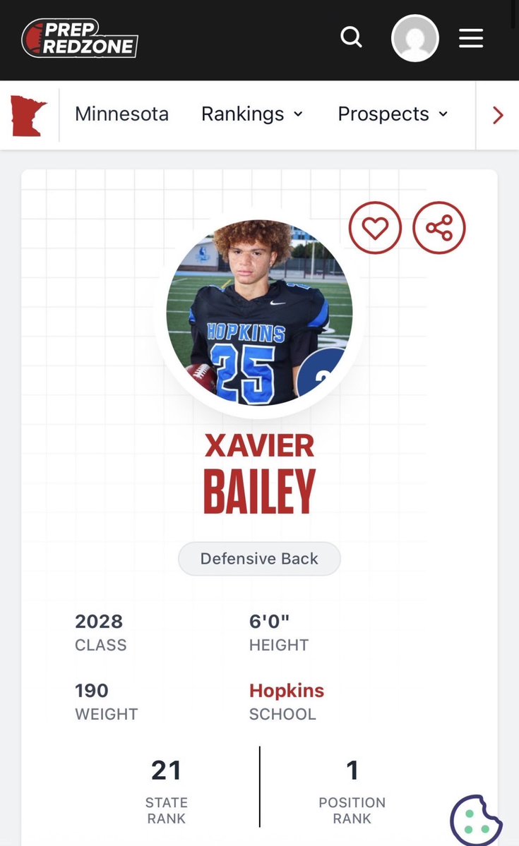 bailey_xav16869's tweet photo. Blessed to be rank #1 in my position this was my first year on defense, just getting started! 
Thank you @OJW_Scouting for the love. 
@CharlieNesbitt 
@GregSmithRivals
@evancooper2 
@Coach_Broom @LaMarcusHicks @Coach_DCollins  @trevorolson62 @therealMarcWill 
@Coach_JCornell https://t.co/vk8biVe7Io