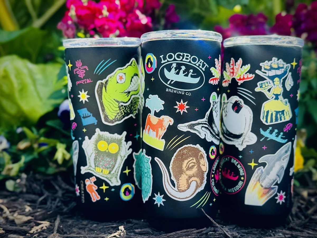 LogboatBrewing's tweet photo. New insulated pints are now available in the taproom and online store! Each one gets you $1 OFF drafts when you bring it back for refills....And with graduation season in full swing, they make a pretty solid gift 😜 https://t.co/2SJGY8Iys1