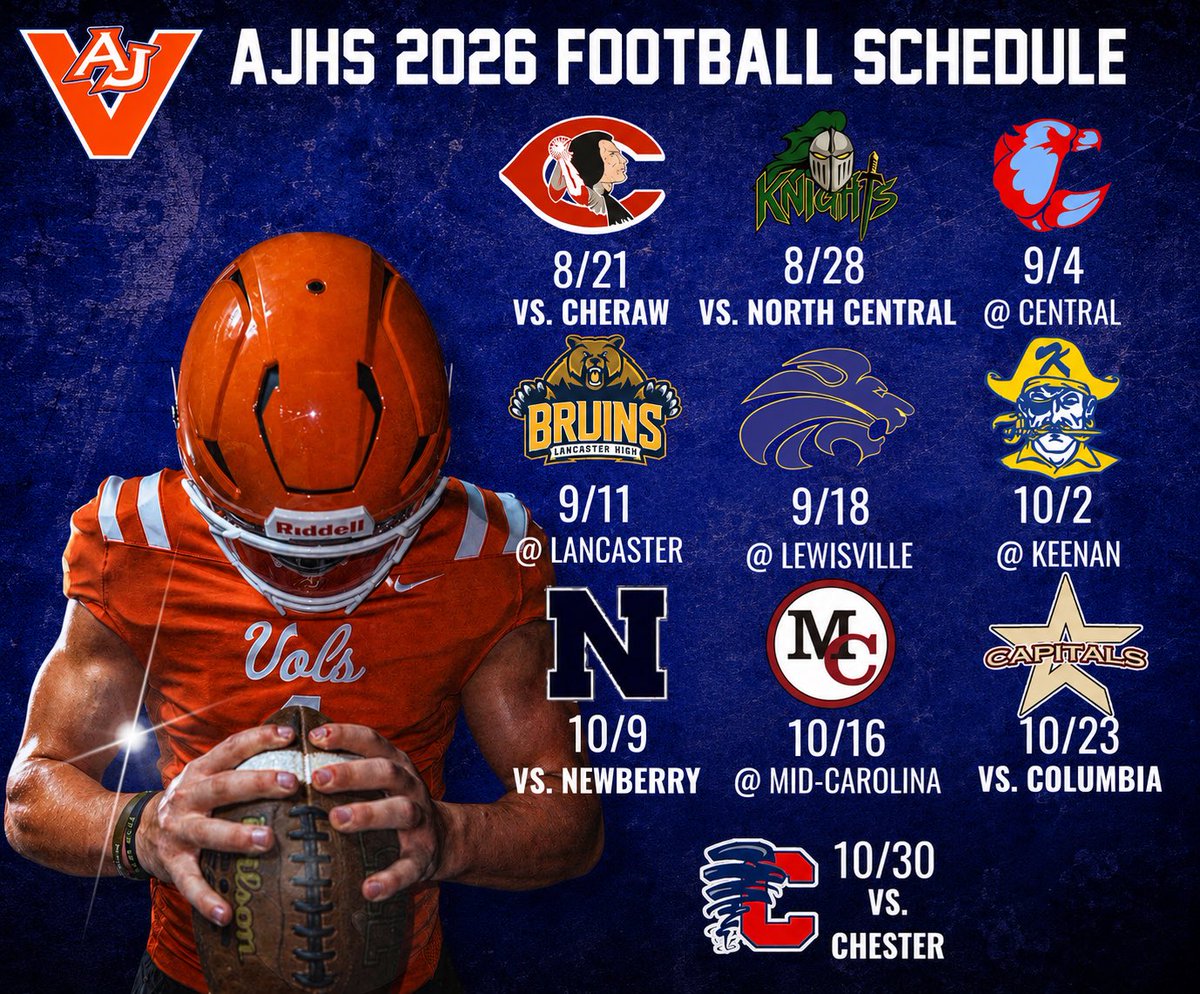 AJ_VolsFootball's tweet photo. 2026 Season Loading Up……. 👀🗓️🏈 #GoVols #BelieveInFamily https://t.co/c0xlHOKbfj