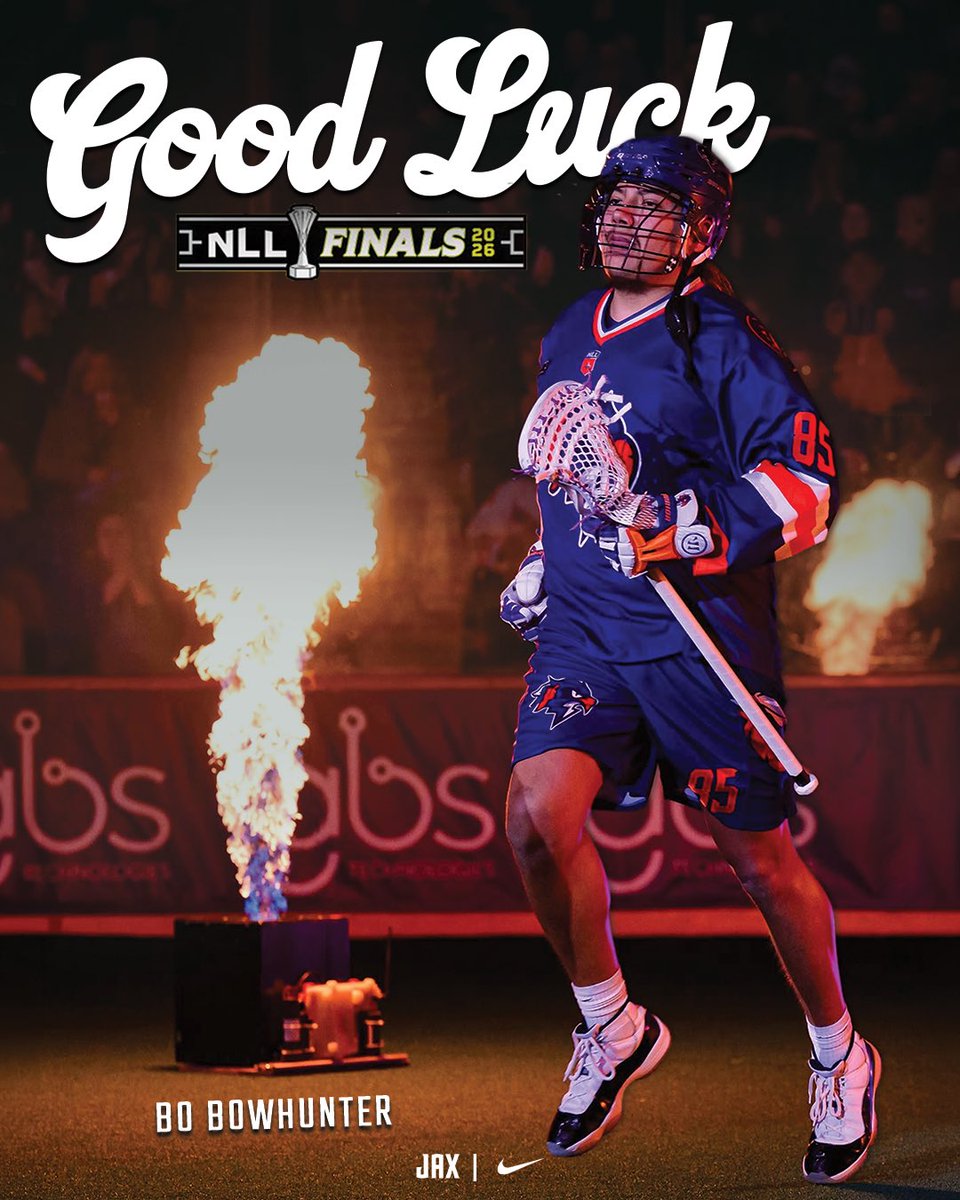 JAX_MLAX's tweet photo. ‘Phins in the Finals 🏆

Best of luck to Bo Bowhunter (‘22) and the @HFXThunderbirds in the @nll Finals!

#JUPhinsUp | #WTD88 https://t.co/KC4Ri2t3pR