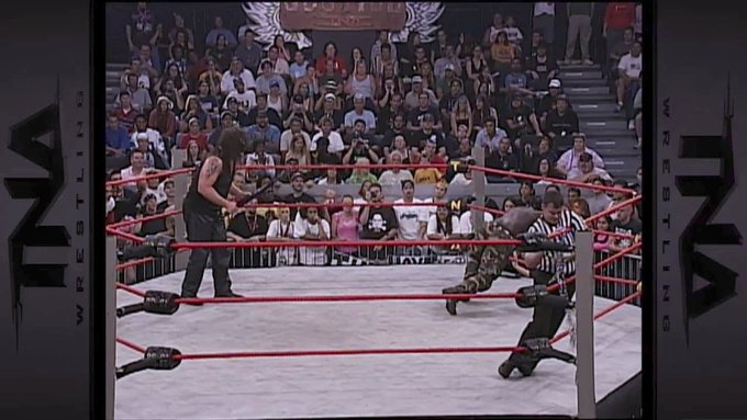 wrestle_hist's tweet photo. 5/15/2005  

Abyss won a 20-Man Gauntlet Match at Hard Justice from the Impact Zone in Orlando, Florida.  

#TNA #HardJustice #Abyss #TheMonster #GauntletMatch https://t.co/2tHyrM08fz