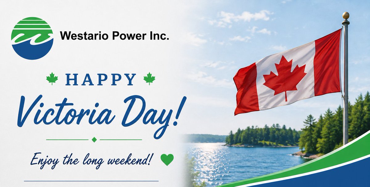 WestarioPower's tweet photo. @WestarioPower's office will be closed on Monday, May 18 to observe Victoria Day.
We will return to regular business hours on Tuesday, May 19.
For electrical emergencies or to report an outage, please call 1-888-726-1215. https://t.co/bEvTSoEGQJ