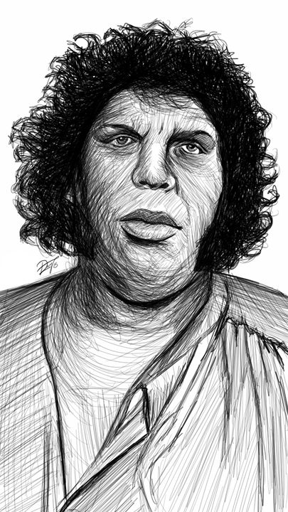 dlaynet's tweet photo. Art of the Day! "Fezzik - André the Giant". Buy at: https://t.co/pNaen1yo5z https://t.co/tTK4YlxWQP