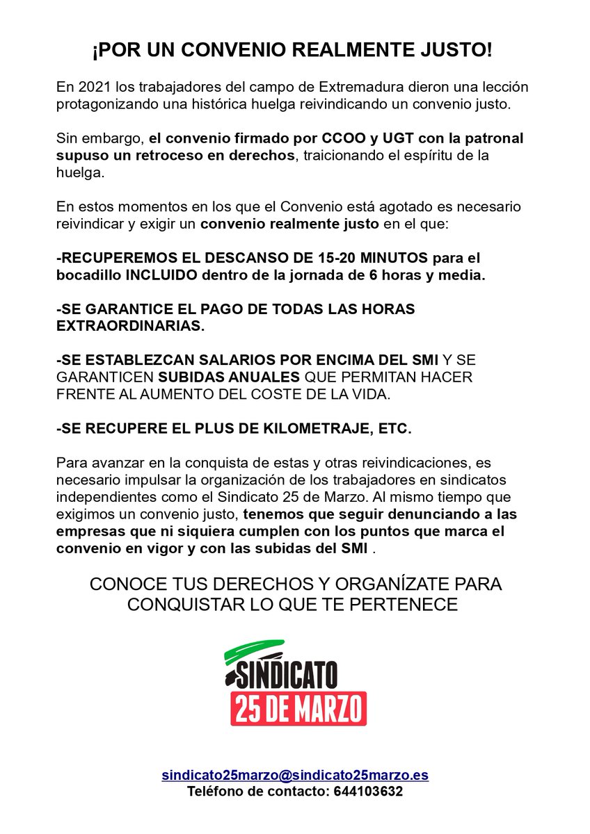 Sindicato 25 de Marzo tweet media
