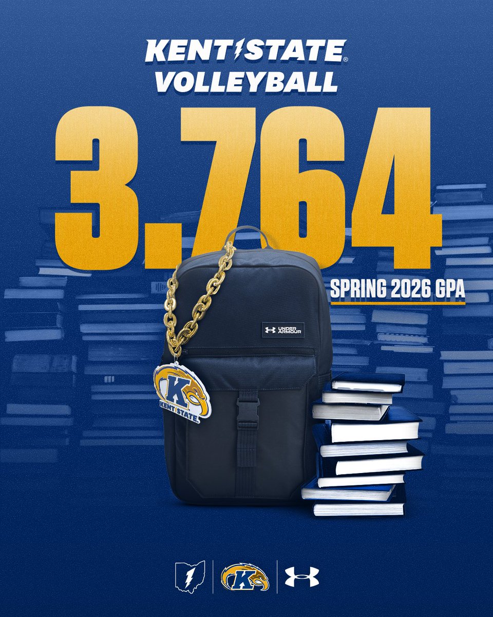 KentStVball's tweet photo. 𝗥𝗲𝗰𝗼𝗿𝗱-𝘀𝗲𝘁𝘁𝗶𝗻𝗴 𝗙𝗹𝗮𝘀𝗵𝗲𝘀!

Our amazing young women earned the highest GPA in program history! 📚🧠

#GoFlashes⚡️ https://t.co/oOSJElGYvw