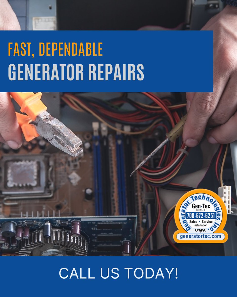 generatortec's tweet photo. Generator not working when you need it? Our skilled team quickly diagnoses and repairs issues to get your backup power running again.
#GeneratorRepair #EmergencyPower

https://t.co/hqKZO7AmVg https://t.co/PeSIViscAV