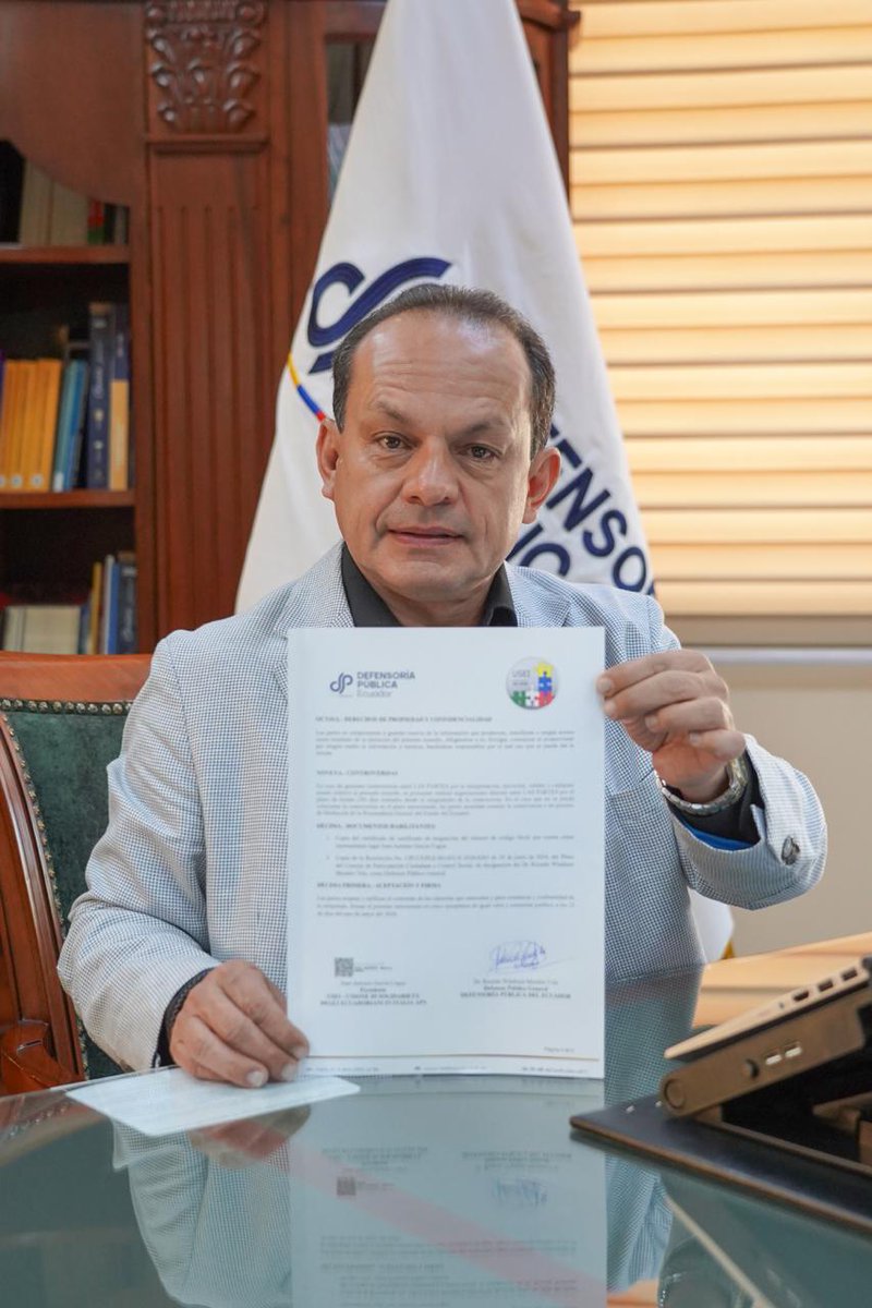 Defensoría Pública del Ecuador tweet media