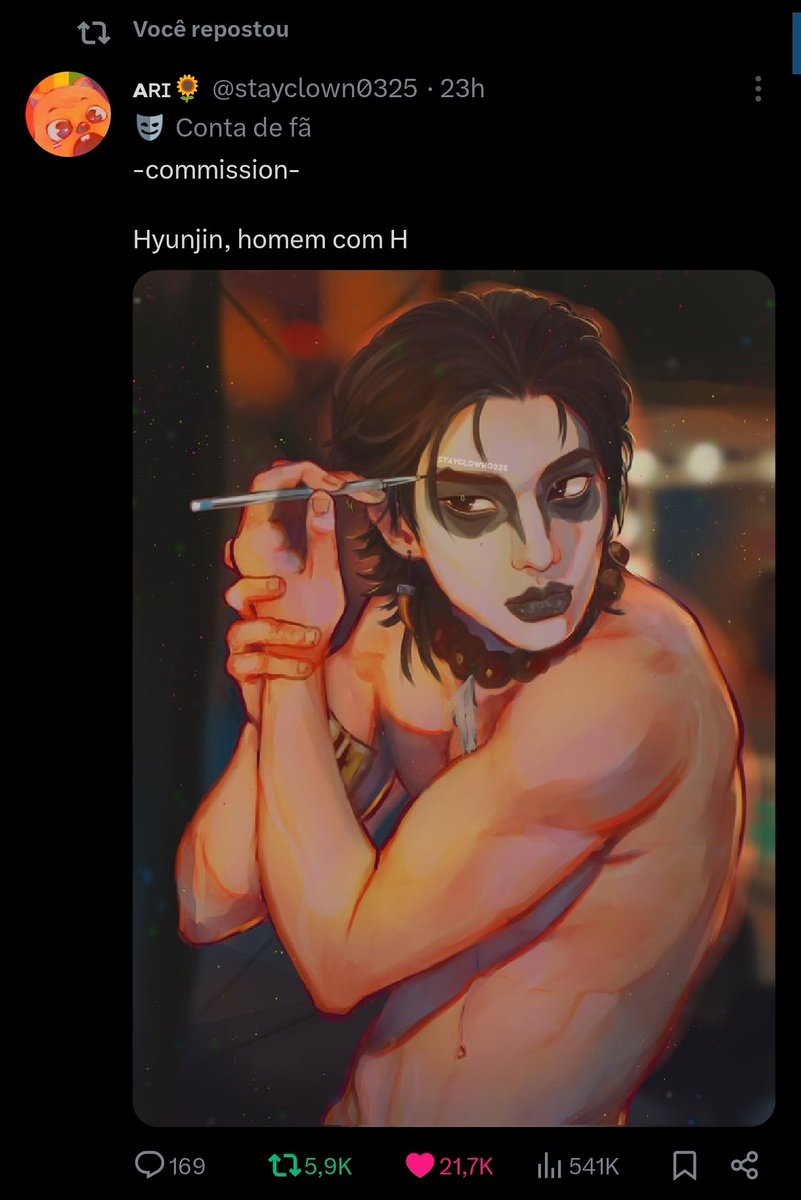 Hyunjin Brasil tweet media