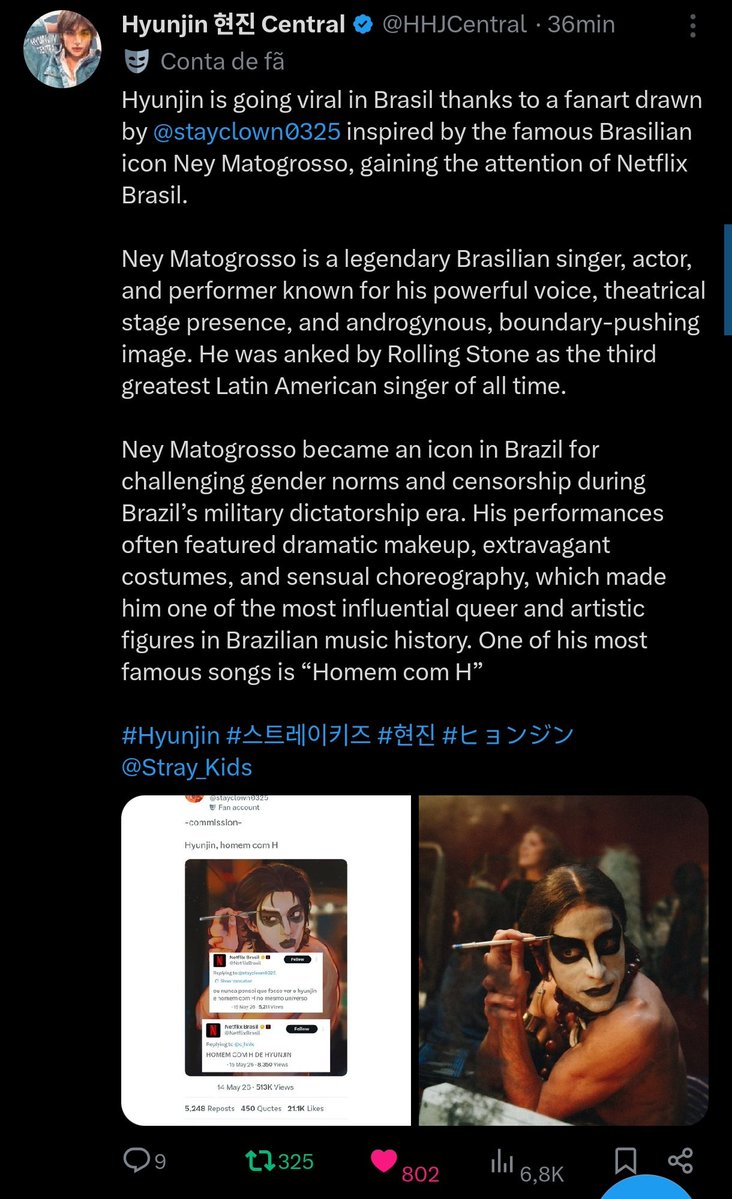 Hyunjin Brasil tweet media