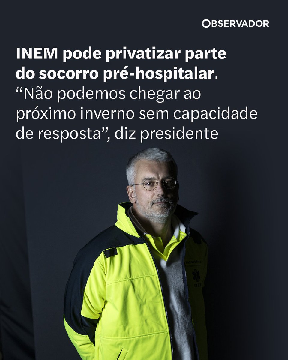 observadorpt's tweet photo. Decisão não está tomada, mas Luís Cabral defende que "seria incompreensível" não serem usados todos os recursos para socorrer a população. Técnicos de emergência e bombeiros estão contra.

#INEM #Saúde #Bombeiros #Sociedade #ServiçoNacionalDeSaúde https://t.co/3qg4FcoCvi