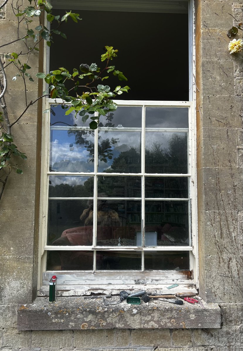 TedUrchin's tweet photo. Just got home after a hard days graft repairing venerable old windows.  
So, as you do, I had a thought or two whilst peering into the delicately rippled hand made glass and running my hands over the pleasing woodwork to check for rot and other imperfections. 
Water. 
Yes, water. 
Please bear with me on this. 
The one thing that unites us as a country is the agreement that the Water Co’s have taken the piss over the years (or not taken it, if you get my drift) 
Our streams, rivers, and seas are polluted to fuck because they are not doing their job, whilst charging us a fortune for the privilege! 
Insulting, too, that they dish out millions to their shareholders in dividends and pay their executives colossal salaries for doing a shit job. 
So here it is, a potential new policy for our wonderful yet beleaguered PM, Keir Starmer: 
How about telling the WC’s that unless they clean up their act, literally, then we will take them back into public ownership with NO financial compensation whatsoever?
Moreover, criminal prosecution awaits the very worst of them with potential custodial sentences for the most negligent CEO’s. 
That might focus their attention just a tad. 
Certainly, it would be something that the entire country could rally around and would be a great vote winner too. 
Quite brilliant, don’t you think?
Ha!
#ZenAndTheArtOfWindowMaintenance
@UKLabour 
@Keir_Starmer 
@Feargal_Sharkey 
#StandWithStarmer
#TenYearKeir