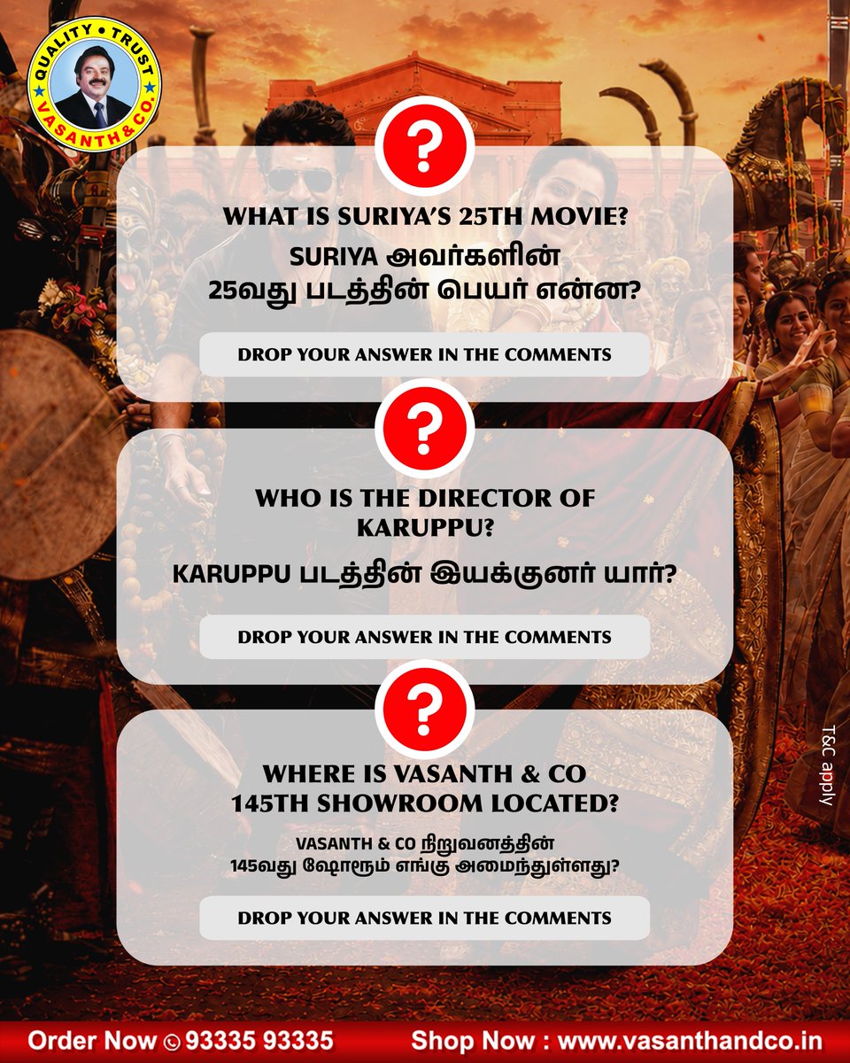Vasanth & Co tweet media